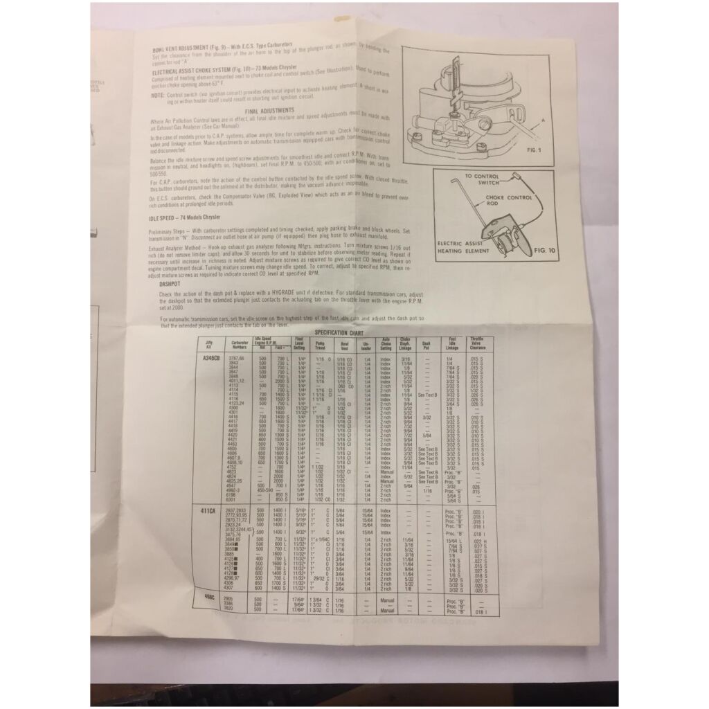 REP.SATS CARTER FÖRGASARE , STANDARD HYGRADE 600C 512C 544C D6 HF3515-9