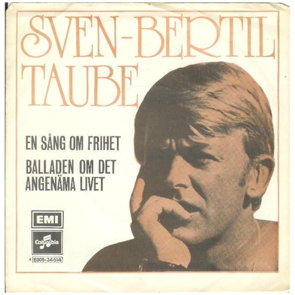 Sven-Bertil Taube - En Sång Om Frihet / Balladen Om Det Angenäma Livet (7, Single)