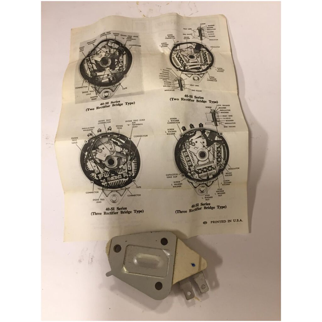 NOS OEM SPÄNNINGSREGULATOR BUICK PONTIAC 1985-90, DELCO 1116409