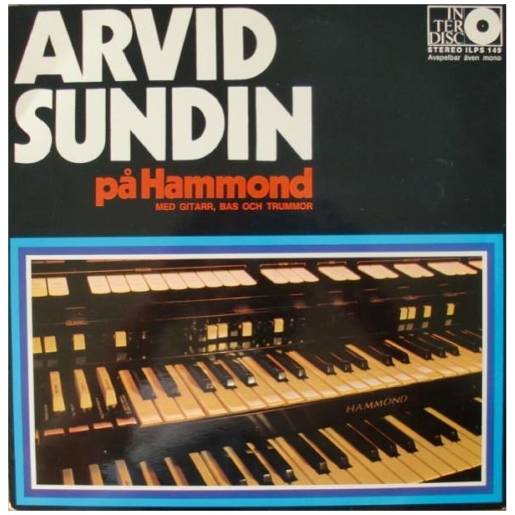 Arvid Sundin - På Hammond Med Gitarr, Bas Och Trummor - Hammond II (LP, Album)