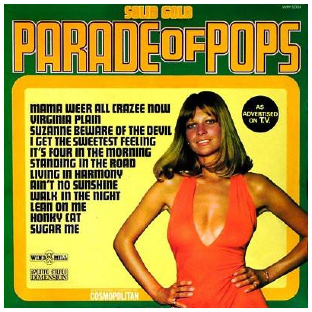 Unknown Artist - Solid Gold Parade Of Pops (LP, Album)