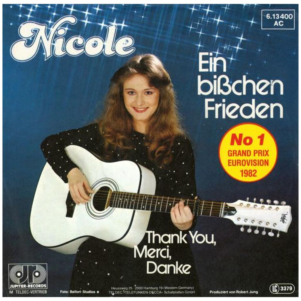 Nicole (2) - Ein Bißchen Frieden (7, Single, RE)