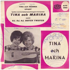 Tina Och Marina* - Tina Och Marina (7, Single)