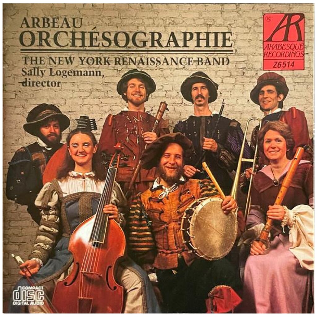 Arbeau*, The New York Renaissance Band - Arbeau Orchesographie (CD, Album, RE)