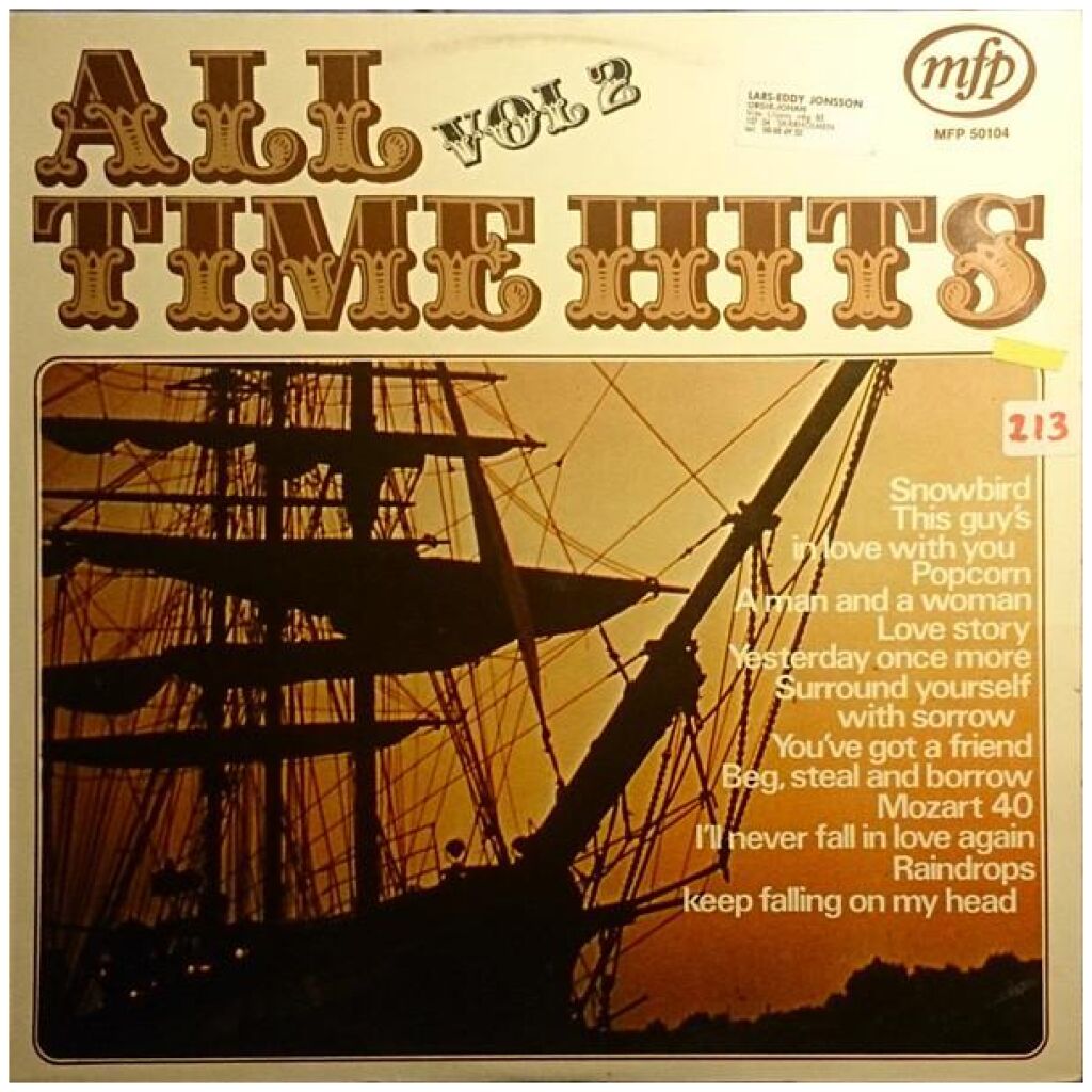 Unknown Artist - All Time Hits Vol 2 (LP, Comp)