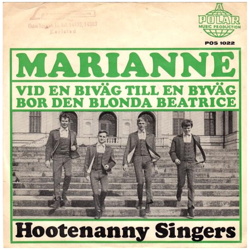 Hootenanny Singers - Marianne (7, Single)