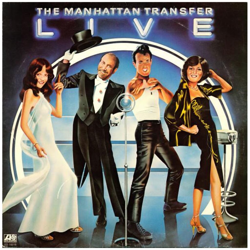 The Manhattan Transfer - Live (LP, Album)