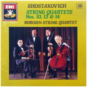 Shostakovich* Borodin String Quartet - String Quartets Nos. 10, 13 & 14 (CD, Comp, RM)