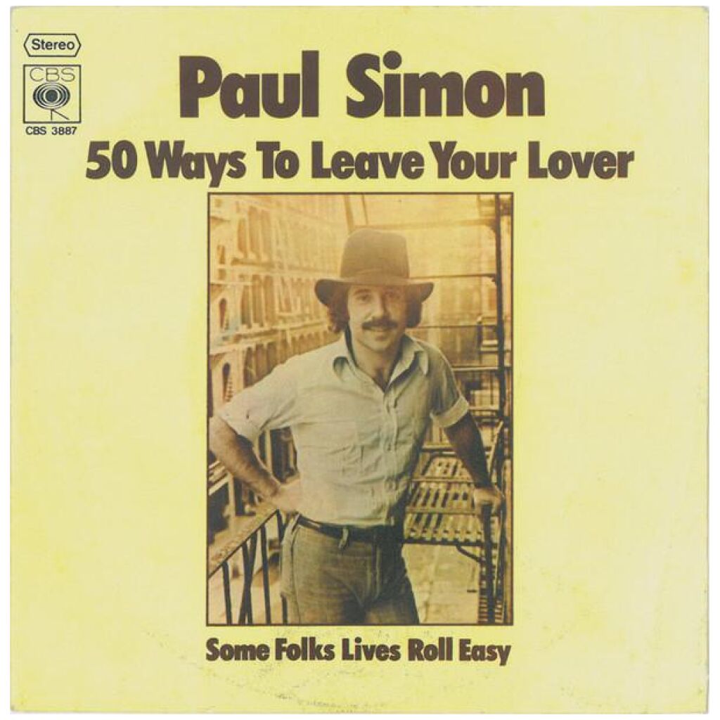 Paul Simon - 50 Ways To Leave Your Lover (7, Single)