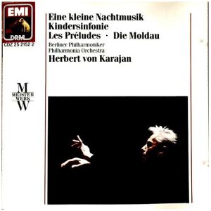 Berliner Philharmoniker, Herbert von Karajan - Eine Kleine Nachtmusik / Kindersinfonie / Les Préludes / Die Moldau (CD, Comp)