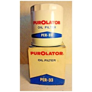 OLJEFILTER BUICK CAD OLDS PONTIAC JEEP 6, V8 1959-86, PUROLATOR PER-33 PF24