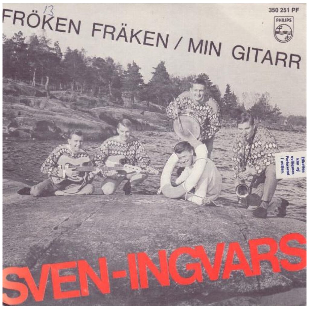 Sven-Ingvars - Fröken Fräken / Min Gitarr (7, Single, Mono, 4 p)
