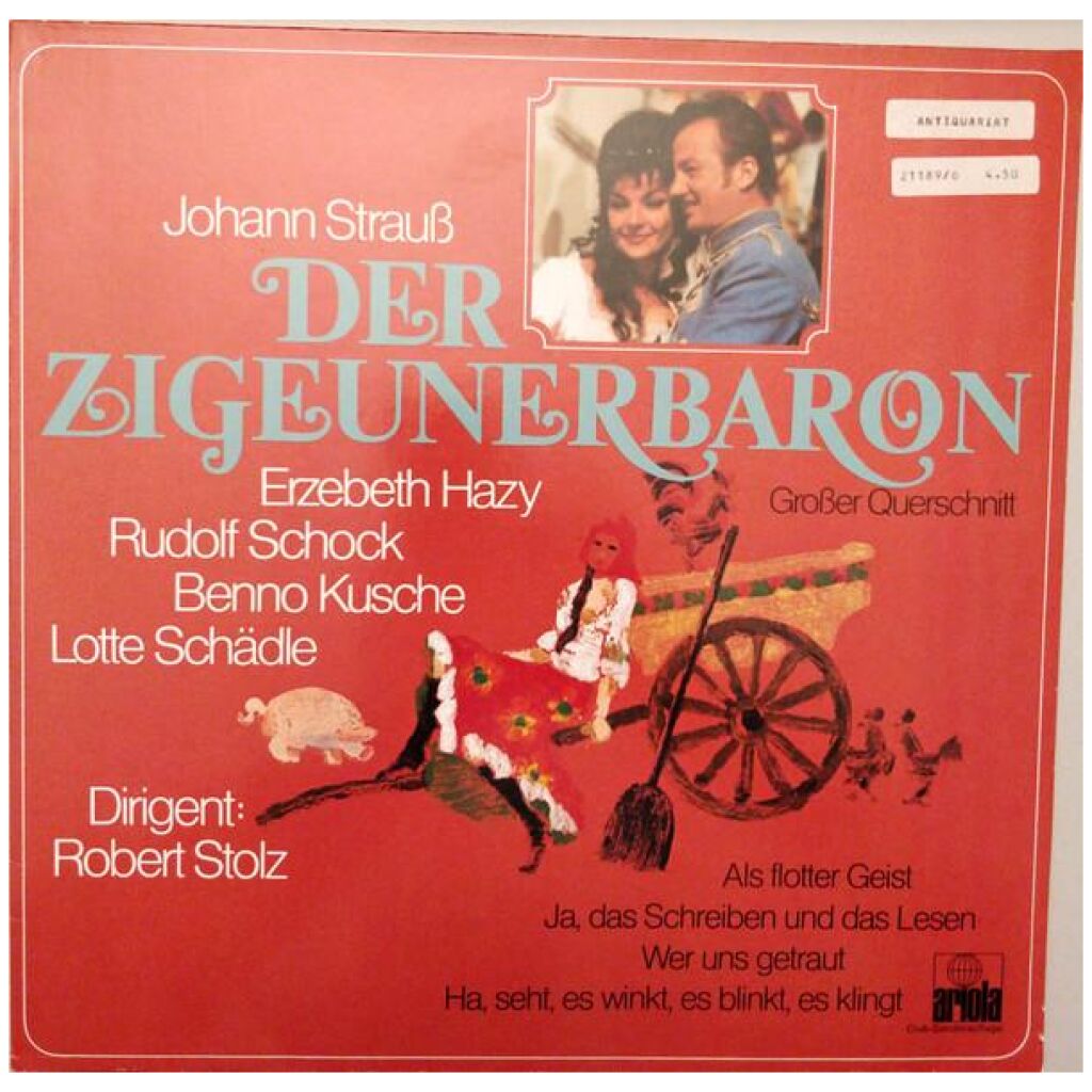 Johann Strauß* - Der Zigeunerbaron (LP, Album, Club)