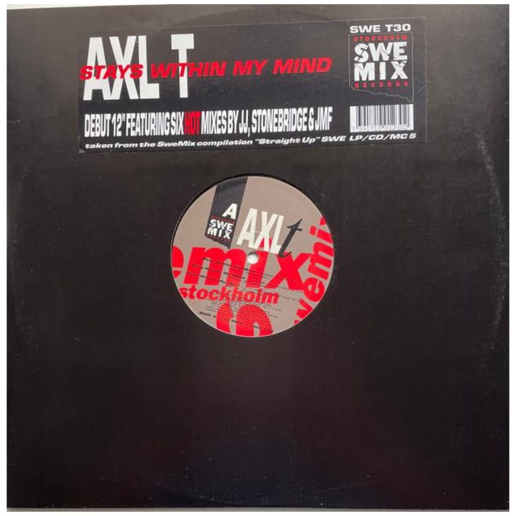 Axl T - Stays Within My Mind (LP)