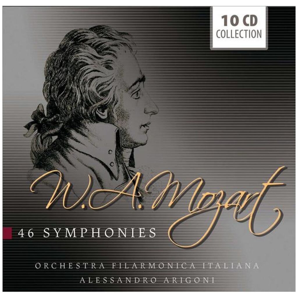 W.A. Mozart*, Orchestra Filarmonica Italiana*, Alessandro Arigoni - 46 Symphonies (10xCD + Box)