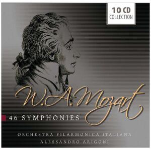 W.A. Mozart*, Orchestra Filarmonica Italiana*, Alessandro Arigoni - 46 Symphonies (10xCD + Box)