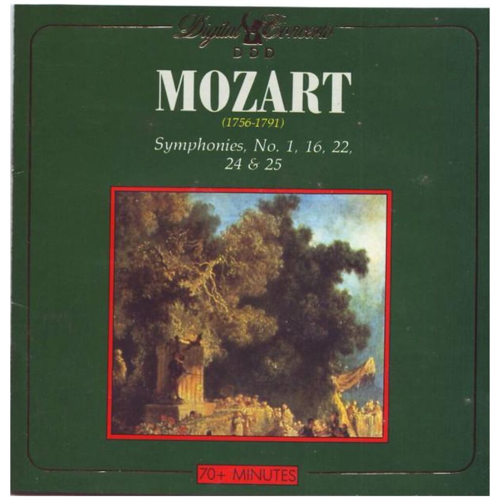 Mozart* - Symphonies Nº. 1, 16, 22, 24 & 25 (CD, Album)