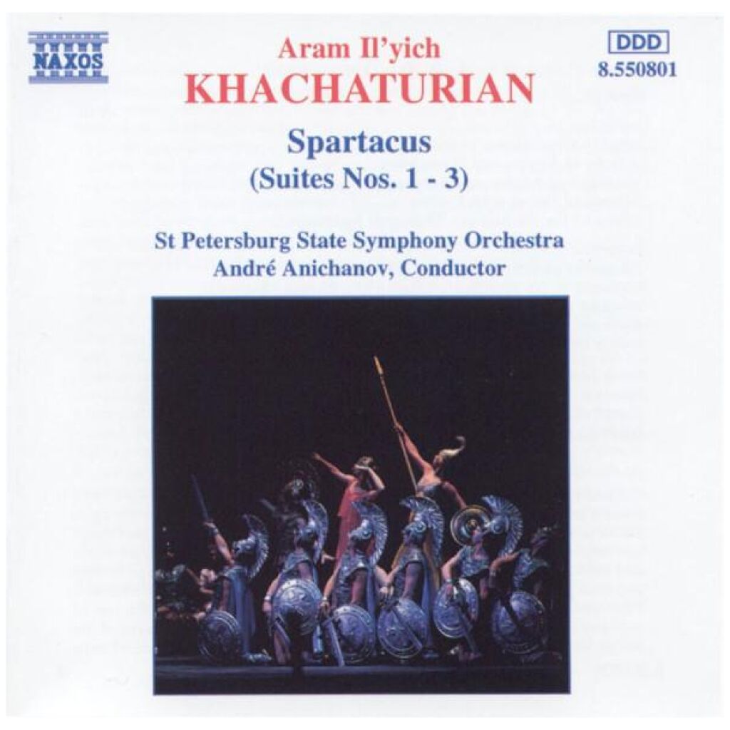 Aram Ilyich Khachaturian* - St Petersburg State Symphony Orchestra*, André Anichanov - Spartacus (Suites Nos. 1 - 3) (CD, Album)>