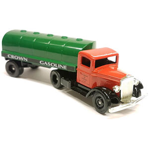 Chevron Semi Truck And Trailer Red Crown Gasoline