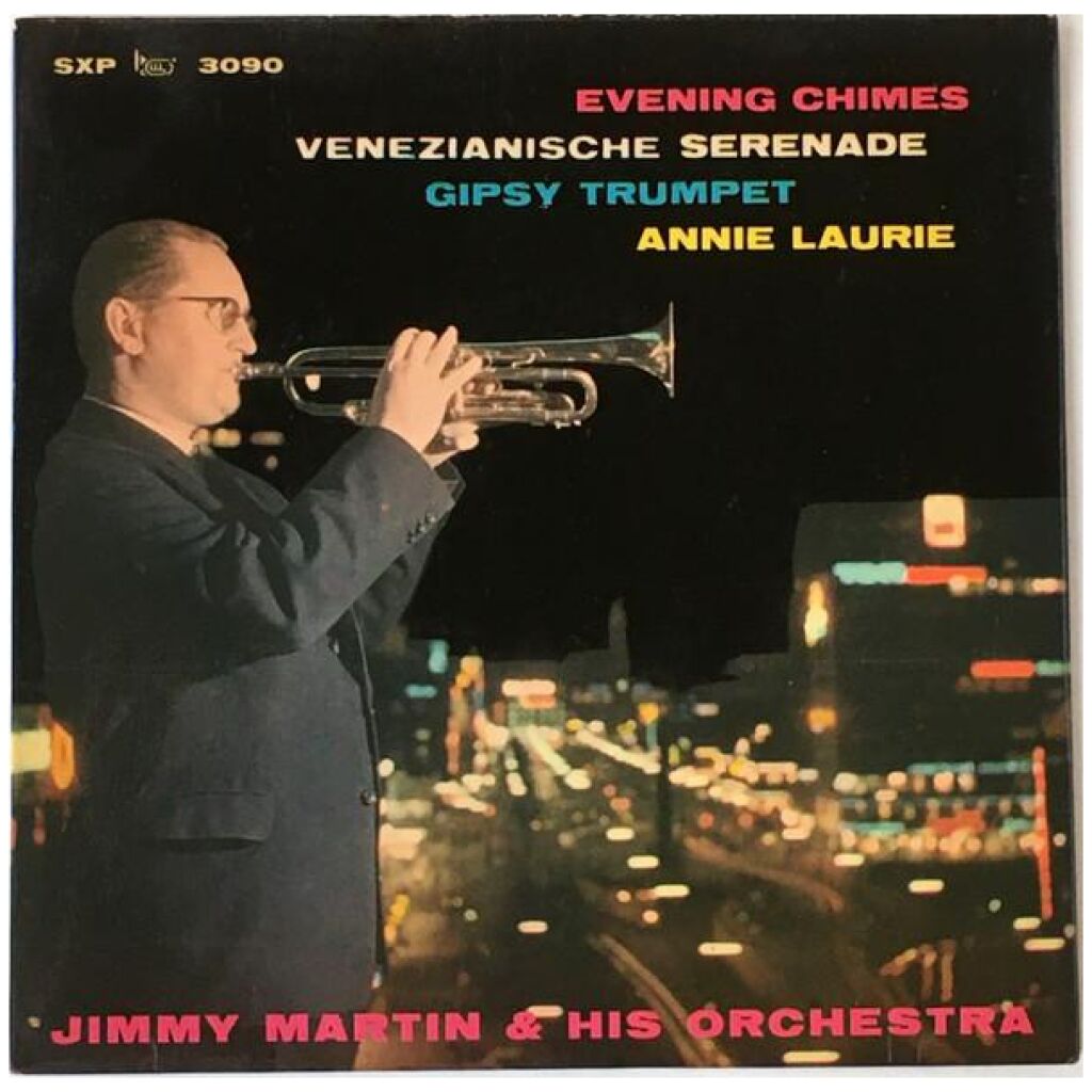 Jimmy Martin & His Orchestra* - Evening Chimes (7, EP, Promo)