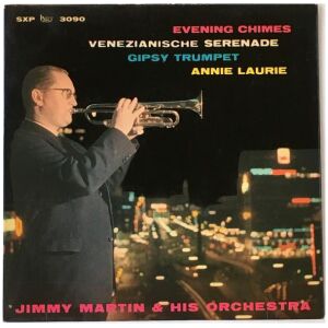 Jimmy Martin & His Orchestra* - Evening Chimes (7, EP, Promo)