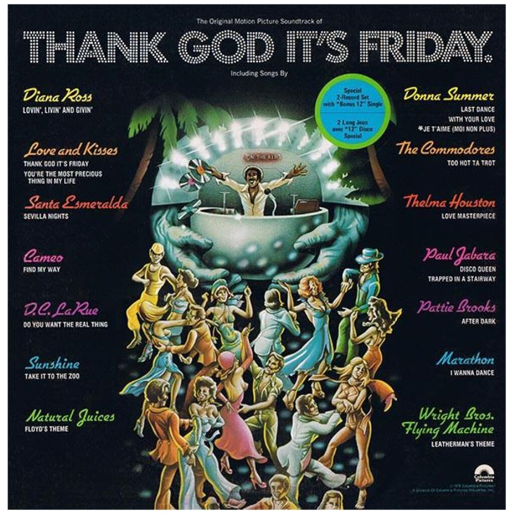 Various - Thank God Its Friday (The Original Motion Picture Soundtrack) (2xLP, Comp + 12, S/Sided)