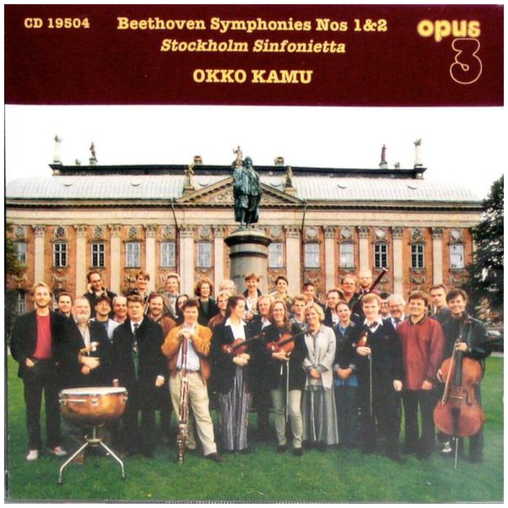 Ludwig van Beethoven, Stockholm Sinfonietta, Okko Kamu - Beethoven Symphonies Nos. 1 & 2 (CD, Album)