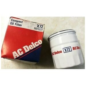 Oljefilter FORD PEUGEOT ALFA 4-CYL 1971-07, AC Delco X72