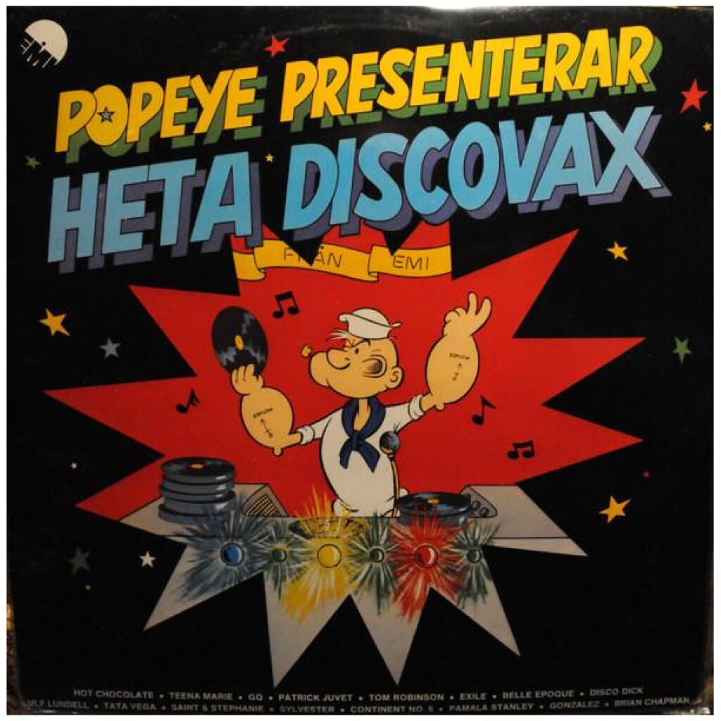 Various - Popeye Presenterar Heta Discovax (LP, Comp, Mixed)