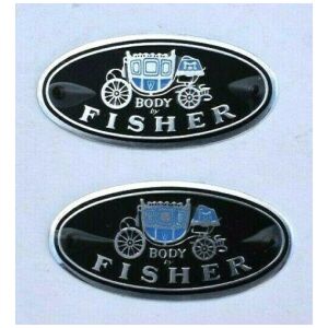 Body bu Fisher emblem 1949-81 Chevrolet Buick Olds Pontiac