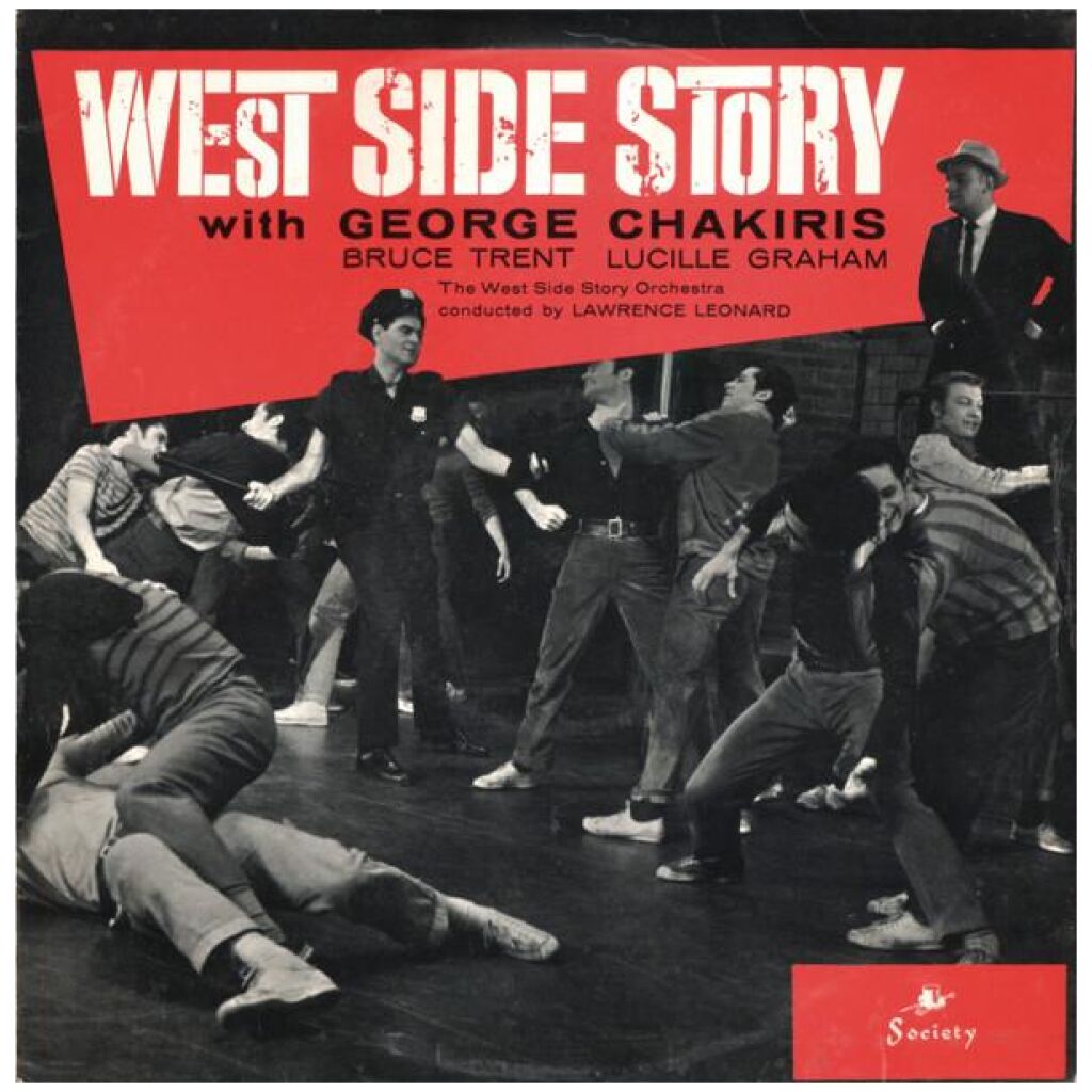 The West Side Story Orchestra* Conducted By Lawrence Leonard With George Chakiris, Bruce Trent, Lucille Graham - West Side Story (LP, Mono)