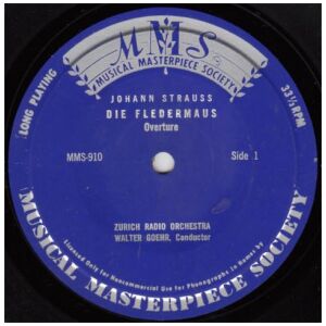 Johann Strauss* - Zurich Radio Orchestra - Walter Goehr - Die Fledermaus / Der Zigeunerbaron (7)