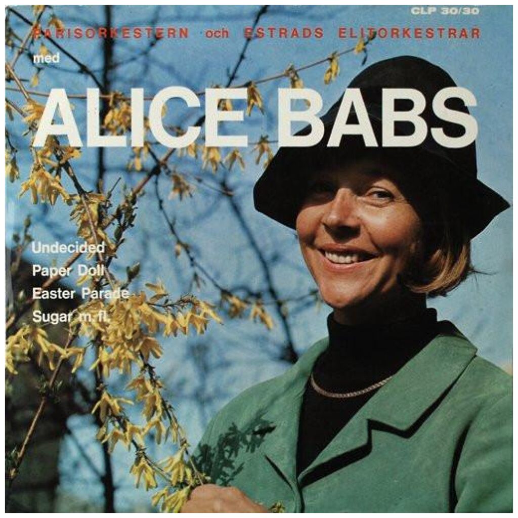 Parisorkestern Och Estrads Elitorkestrar* Med Alice Babs - Parisorkestern Och Estrads Elitorkestrar Med Alice Babs (LP, Comp)