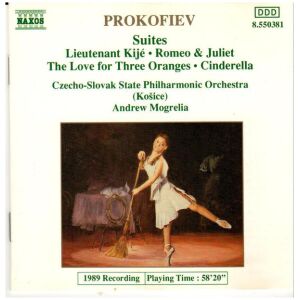 Prokofiev*, Czecho-Slovak State Philharmonic (Košice)*, Andrew Mogrelia - Orchestral Suites (CD, Album)