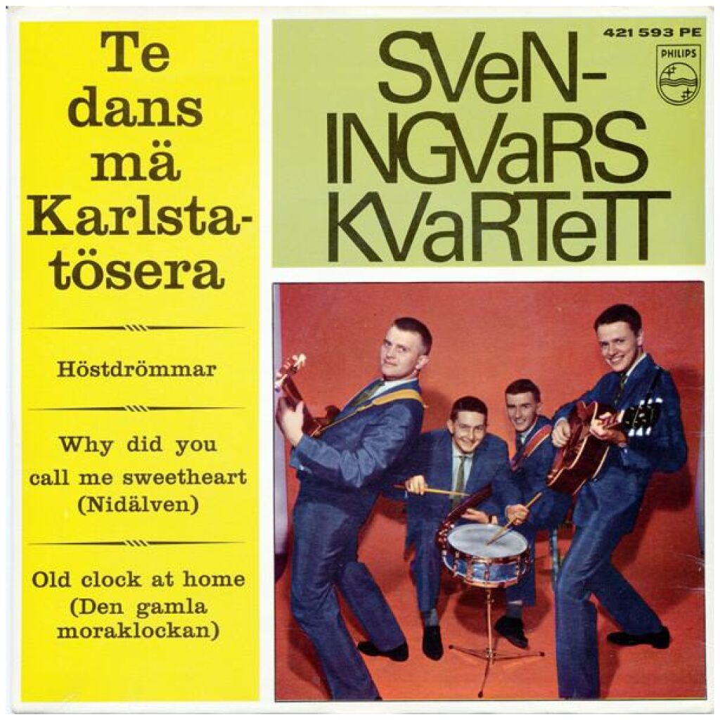 Sven Ingvars Kvartett* - Te Dans Mä Karlstatöserna (7, EP)