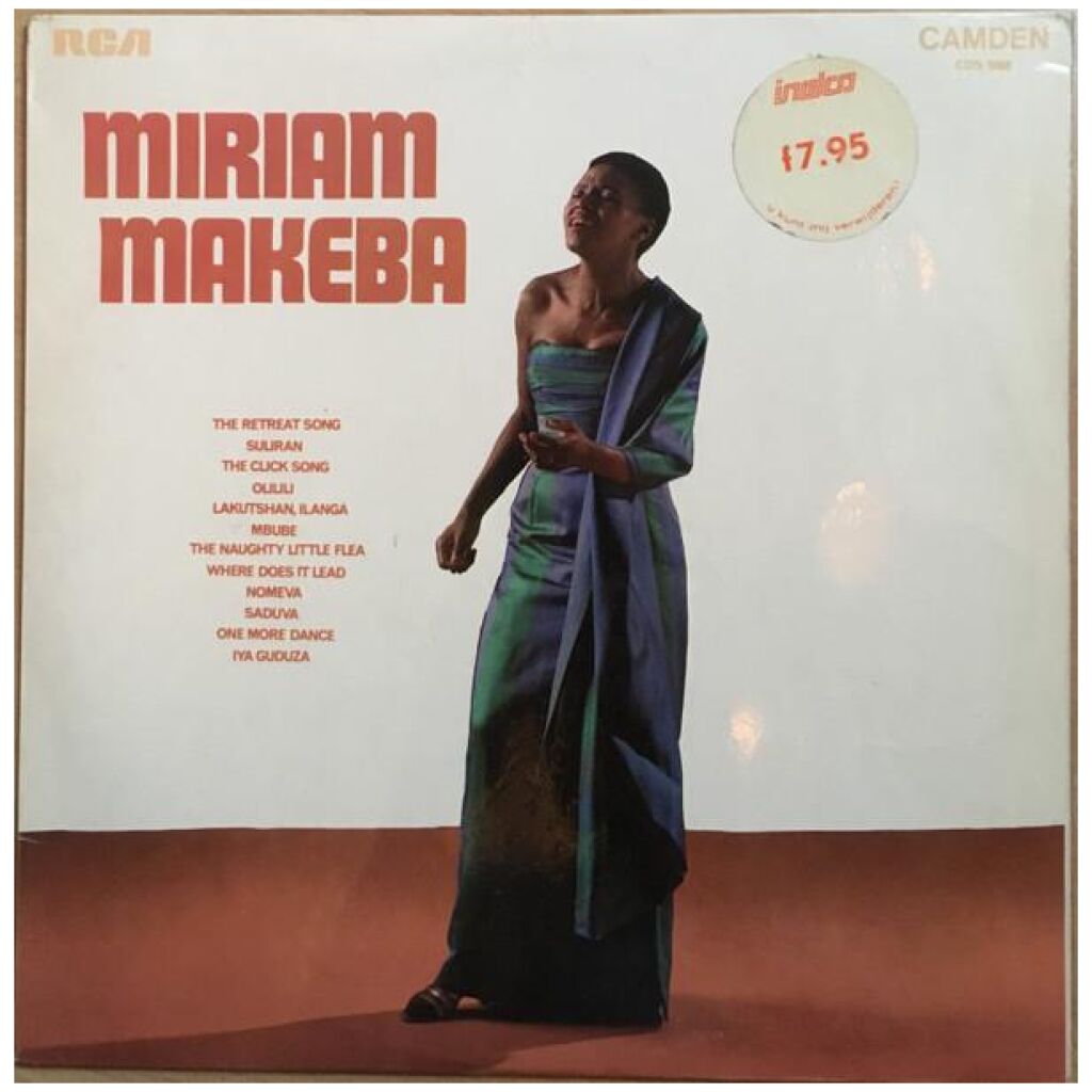 Miriam Makeba - Miriam Makeba (LP, Album, RE)
