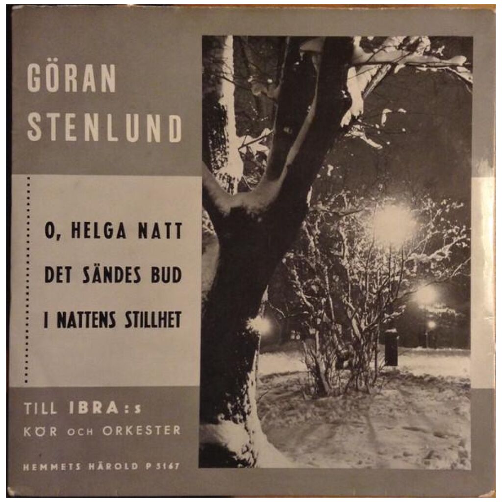 Göran Stenlund - O, Helga Natt (7, EP)