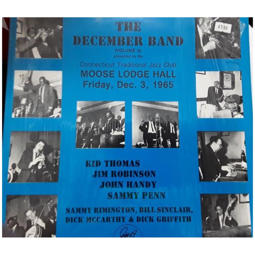 The December Band - Volume 2 Presented By Connecticut Traditional Jazz Club (LP)