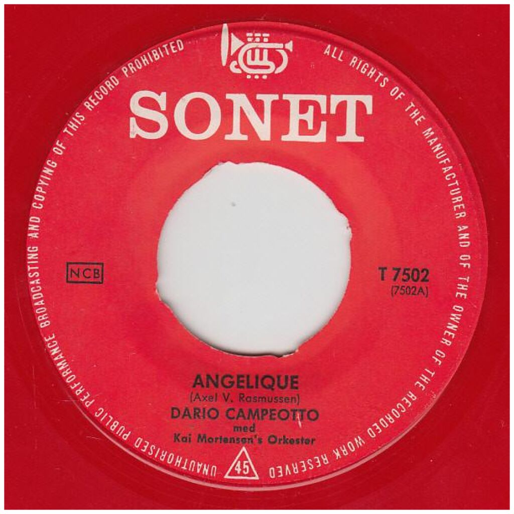 Dario Campeotto - Angelique (7, Single, M/Print, Red)