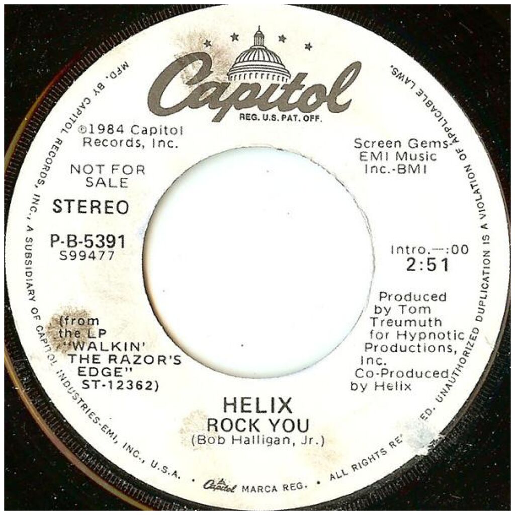 Helix (3) - Rock You (7, Promo)