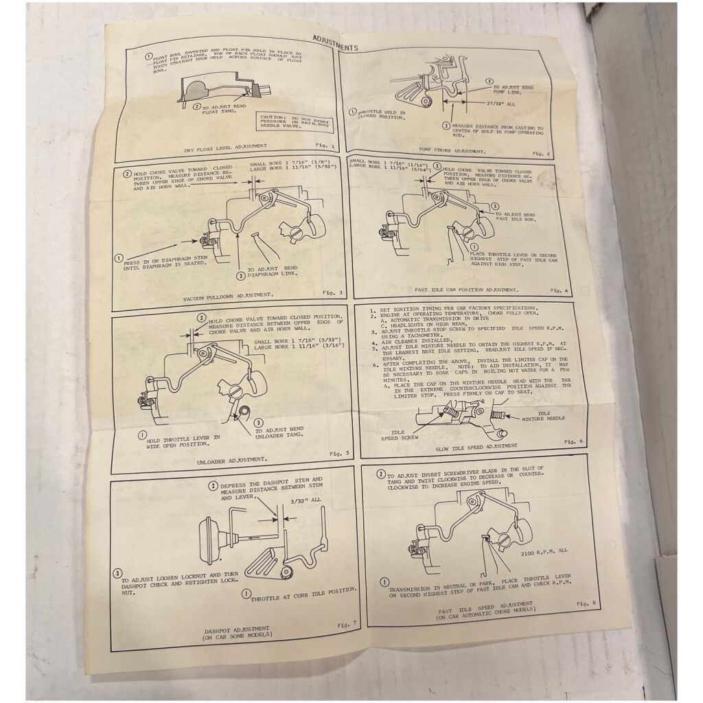 REP,SATS HOLLEY 1940 FÖRGASARE FORD , BENDIX K-5507 , 15507