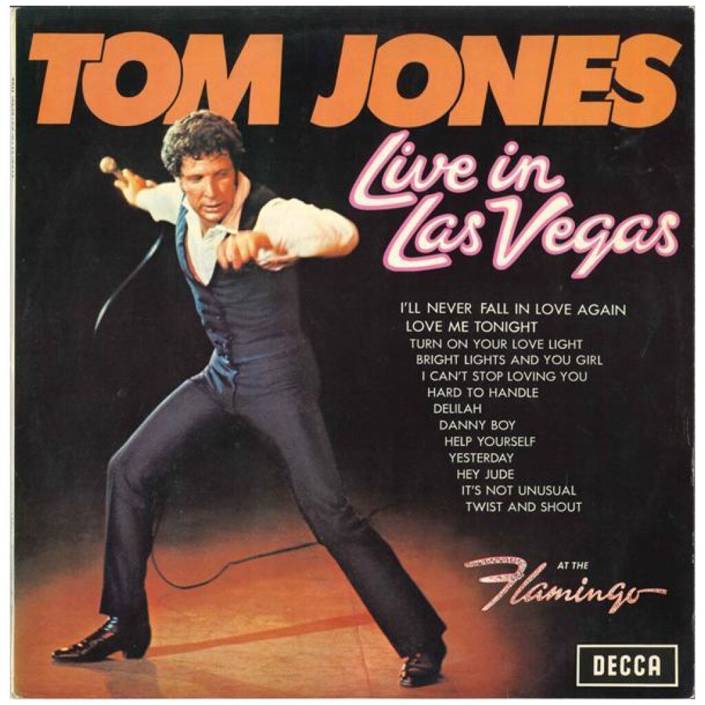 Tom Jones - Live In Las Vegas (LP, Album)