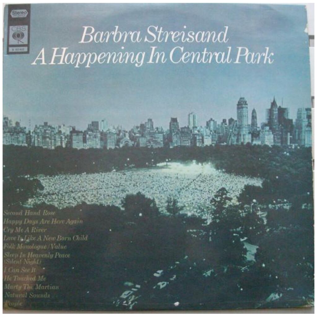 Barbra Streisand - A Happening In Central Park (LP, Album)