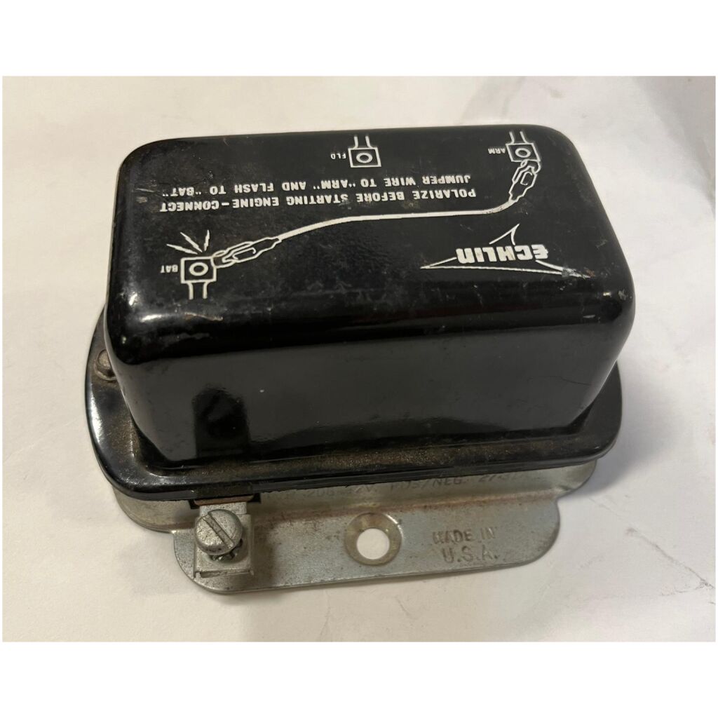 Laddningsrelä 12V pos/neg grd 27-31Amp Studebaker 1961, Echlin VR25