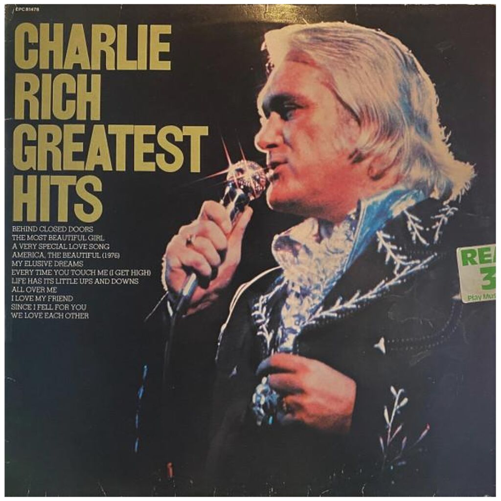 Charlie Rich - Greatest Hits (LP, Comp)