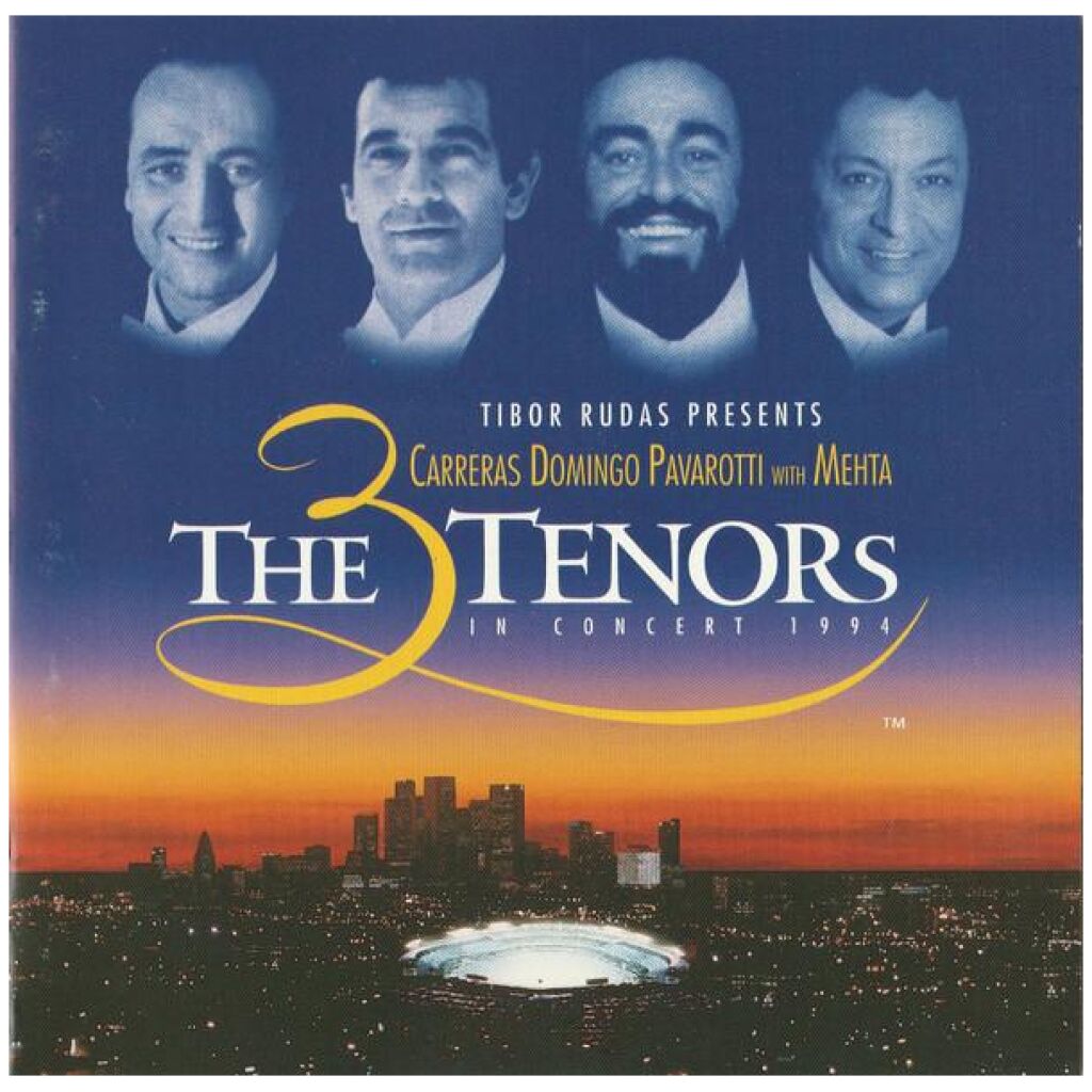 Carreras* - Domingo* - Pavarotti* With Mehta* - The 3 Tenors In Concert 1994 (CD, Album)