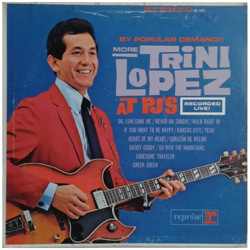Trini Lopez - By Popular Demand More Trini Lopez At P.J.s (LP, Album)>