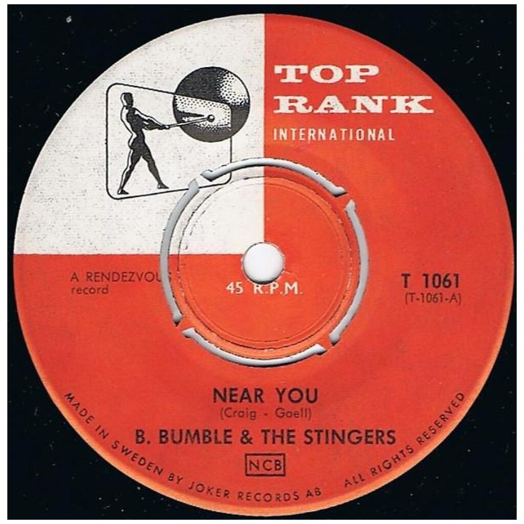B. Bumble & The Stingers - Near You / Boogie Woogie (7, Single)