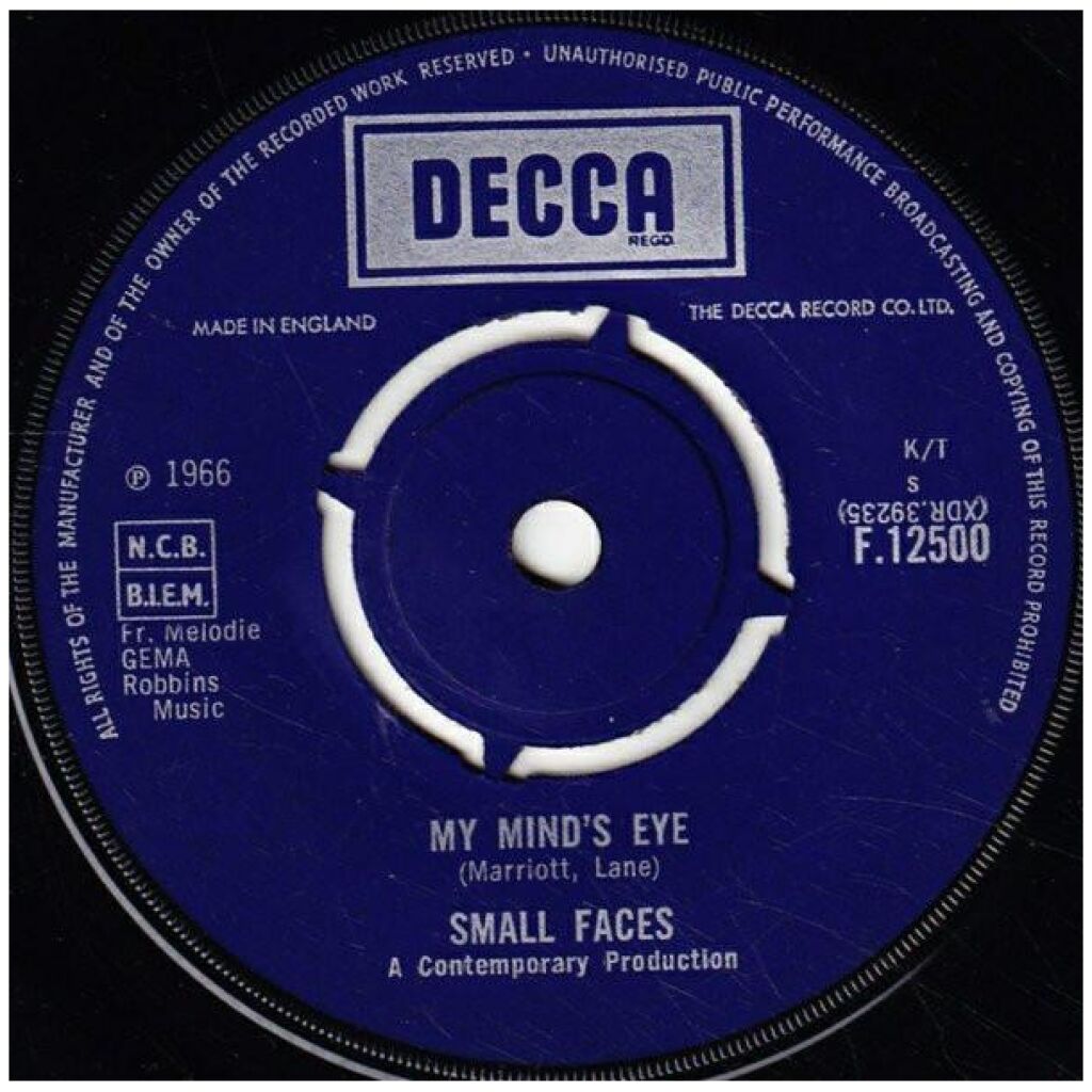 Small Faces - My Minds Eye (7, Single)