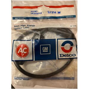 Tändkabel 8mm , AC Delco 314M 12036948